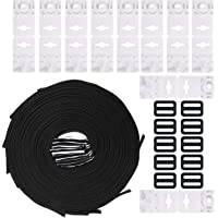 Tatuo Kit de Accesorios de Carrete de Cubierta Solar- Correas de Carrete de Cubierta Solar de Piscina Hebillas y Placas…